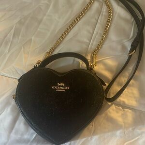 Coach Black Heart Crossbody
